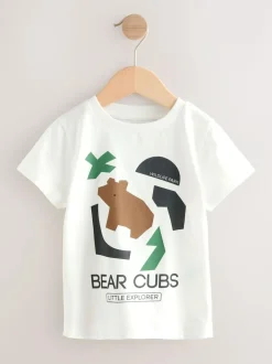 Next Khaki Green Hooded Overshirt and T-Shirt Set 2 Piece (3mths-7yrs) Hot