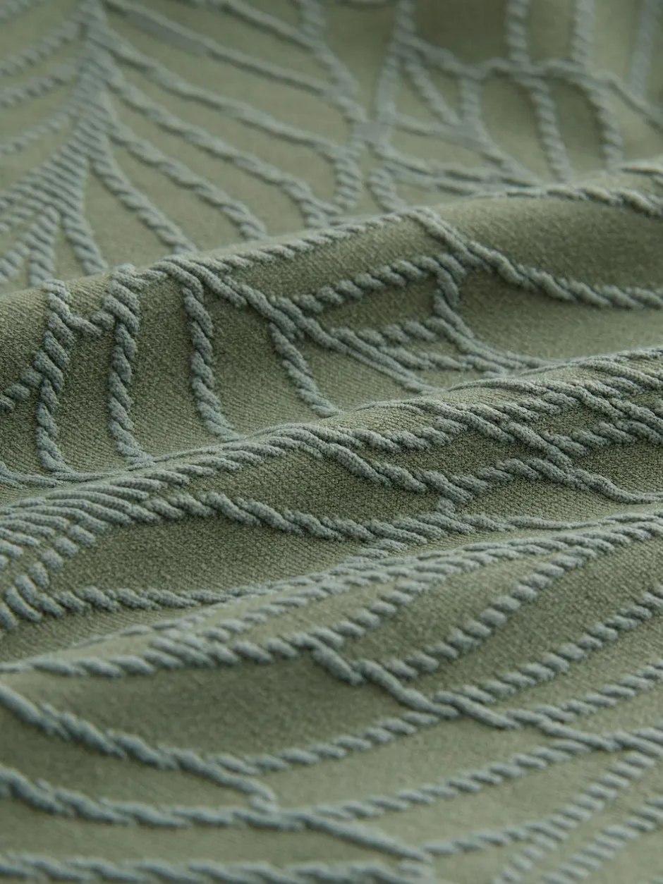 Next Khaki Green Leaf Textured Plunge Shaping Tummy Control Swimsuit Online