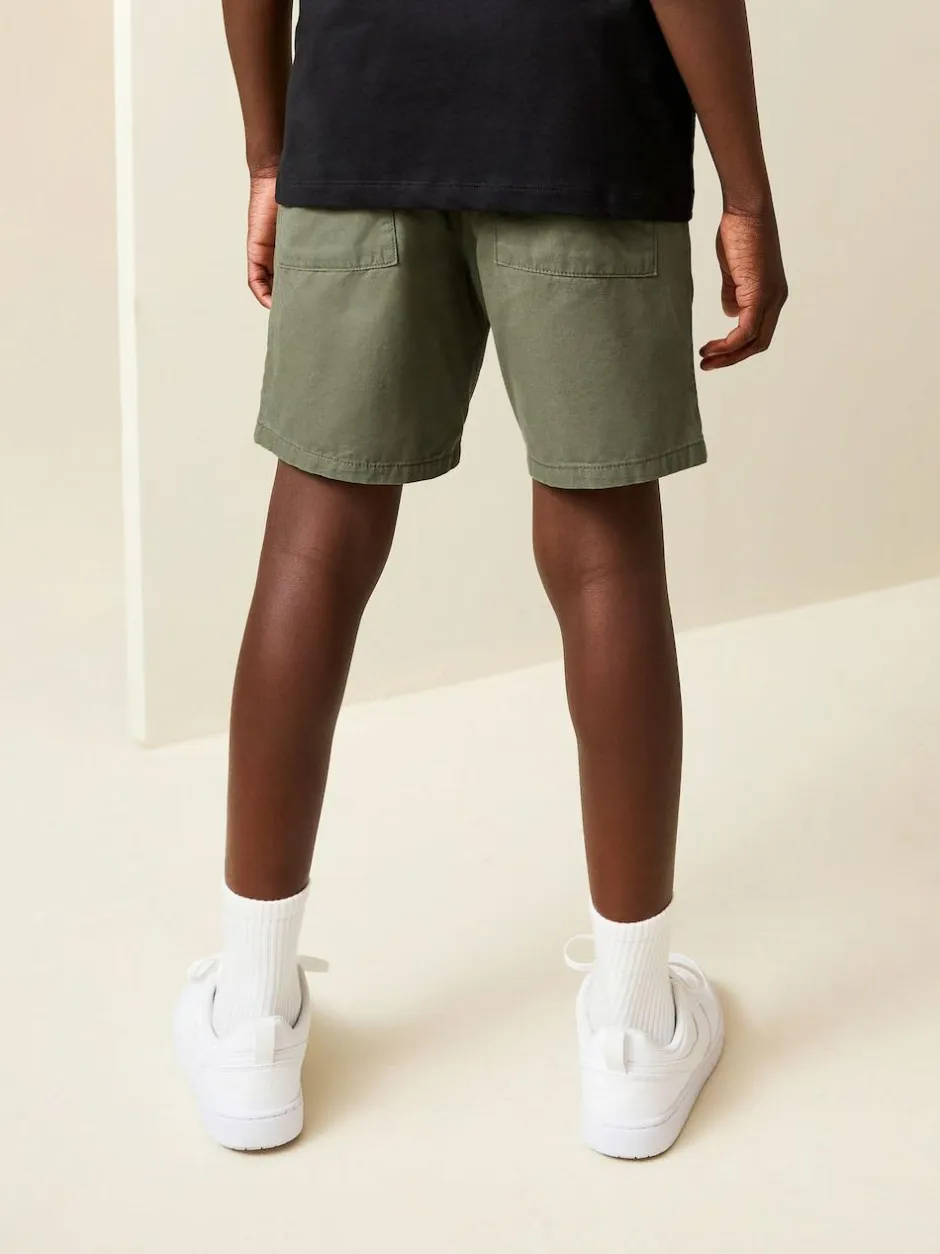 Next Khaki Green Regular Fit Shorts (3-16yrs) Clearance