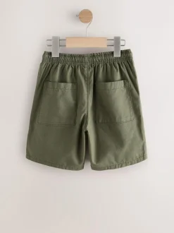 Next Khaki Green Regular Fit Shorts (3-16yrs) Clearance