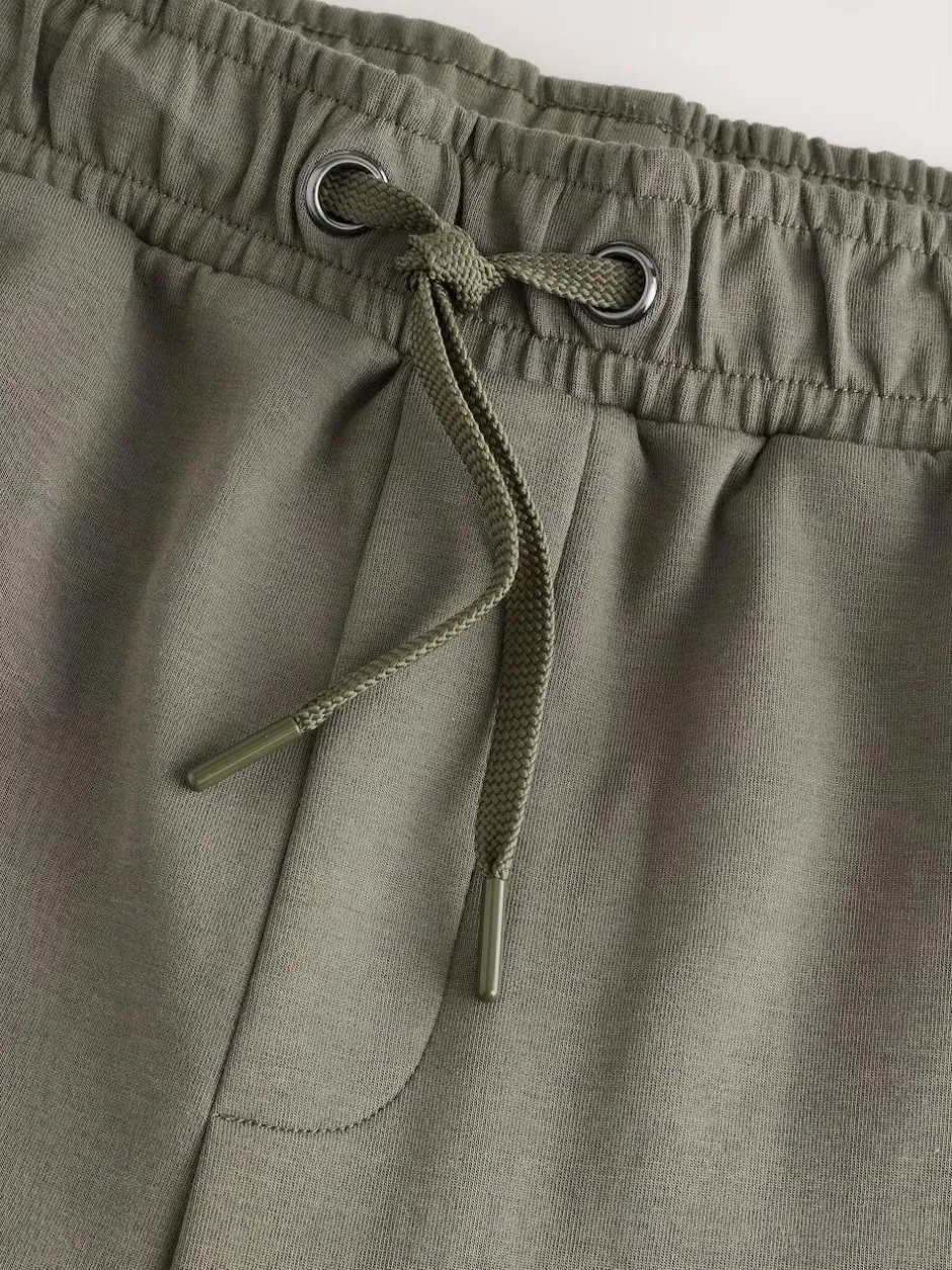 Next Signature Soft Touch Modal Slim Fit Cuffed Joggers Khaki Green Discount