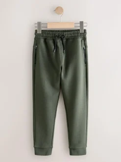Next Slim Sport Joggers (3-16yrs) Khaki Green New