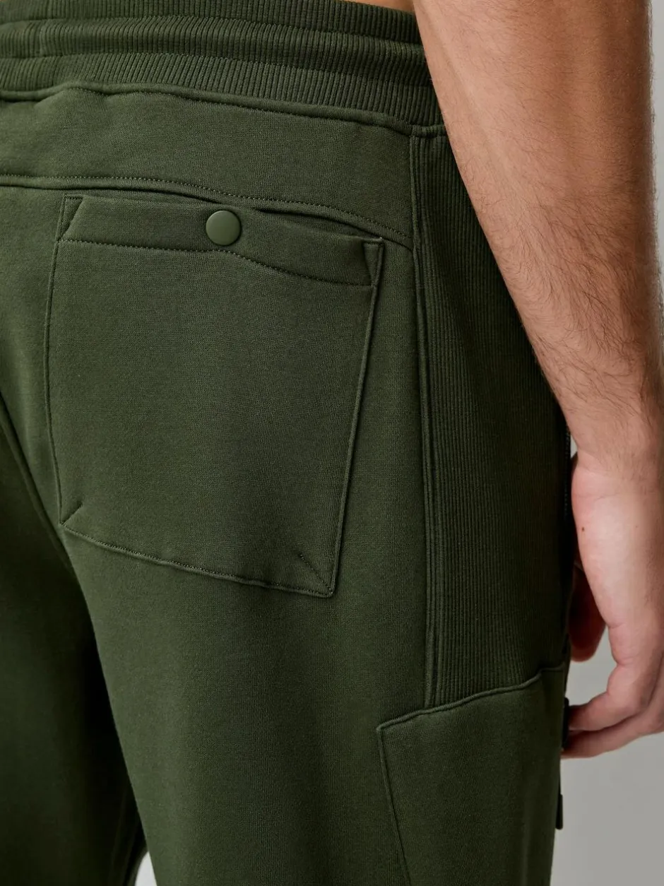 Next Utility Brushback Heavyweight Cargo Joggers Khaki Green Hot