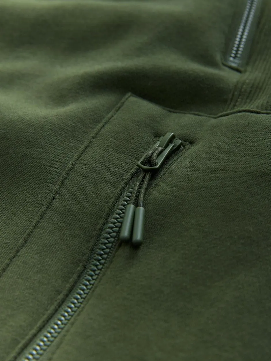 Next Utility Brushback Heavyweight Cargo Joggers Khaki Green Hot
