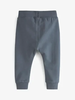 Next Khaki/Grey/Blue Skinny Fit Joggers 5 Pack (3mths-7yrs) Best