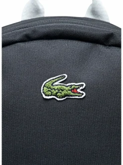 Lacoste Black Backpack with Pencil Case Online