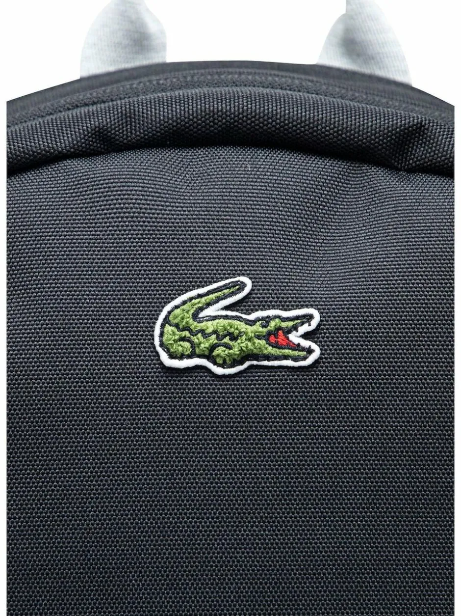 Lacoste Black Backpack with Pencil Case Online