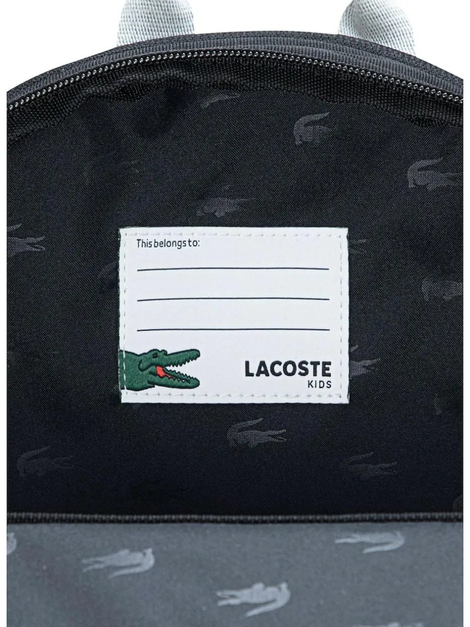 Lacoste Black Backpack with Pencil Case Online