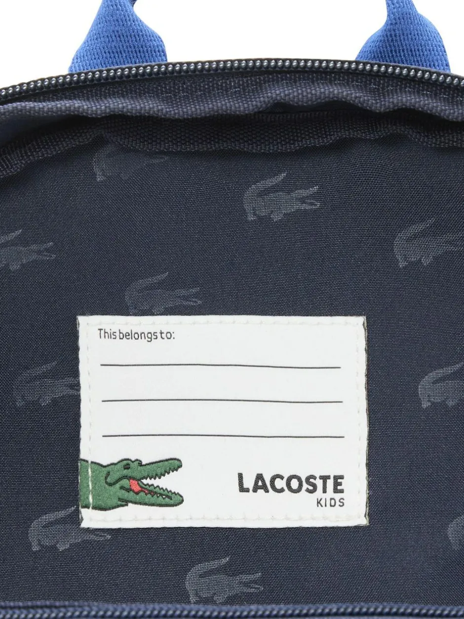 Lacoste Blue Backpack with Pencil Case Outlet
