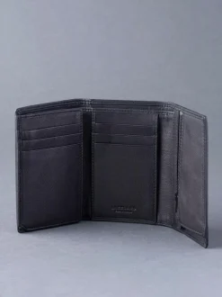 Lakeland Leather Bowston Tri-Fold Wallet Black Hot