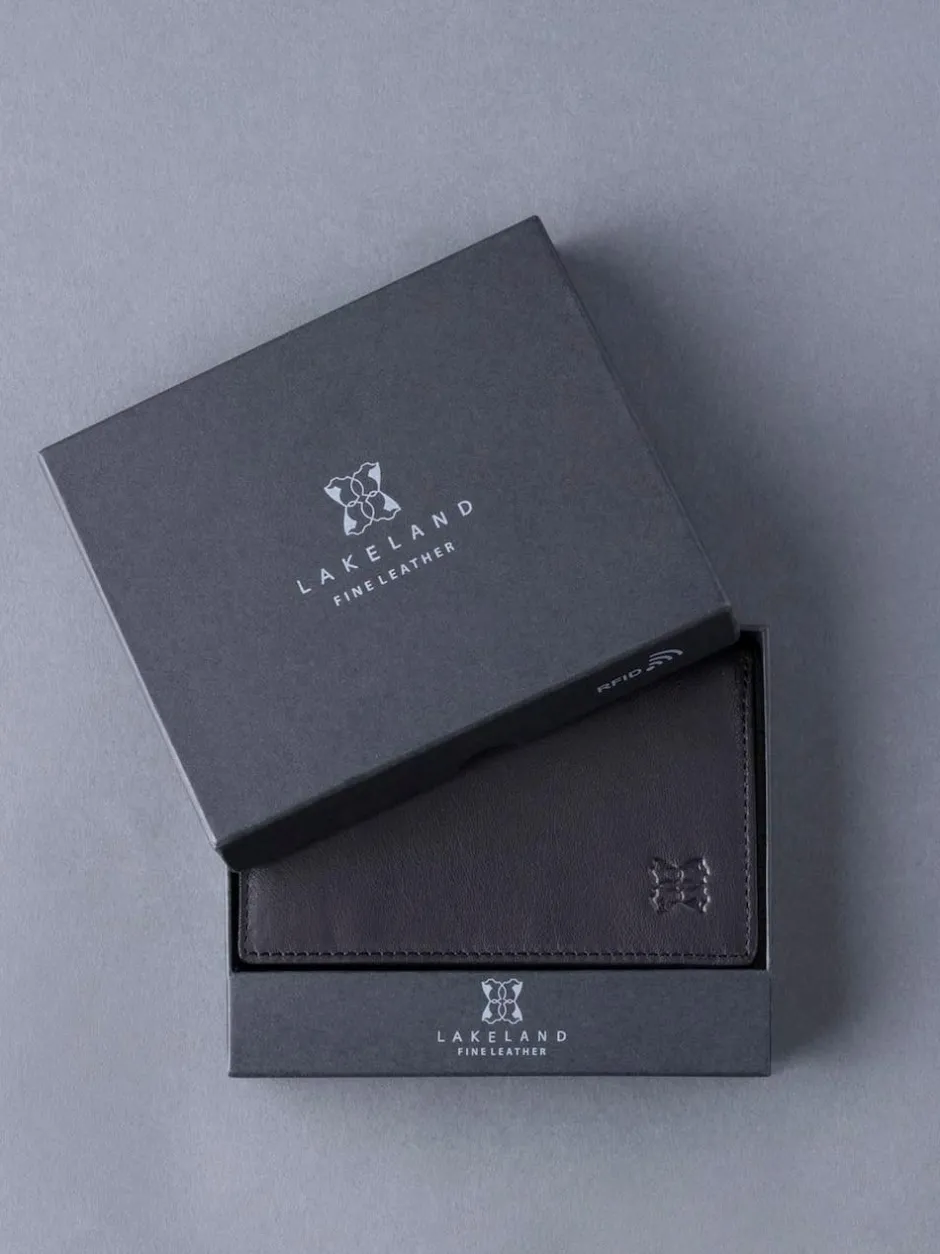 Lakeland Leather Bowston Tri-Fold Wallet Black Hot