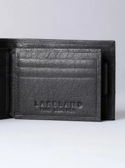 Lakeland Leather Black Keswick Leather Wallet Online
