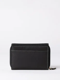 Lakeland Leather Black Small Purse Hot
