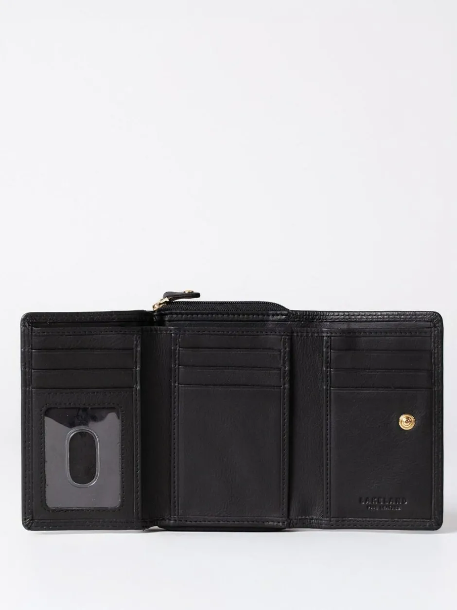 Lakeland Leather Black Small Purse Hot