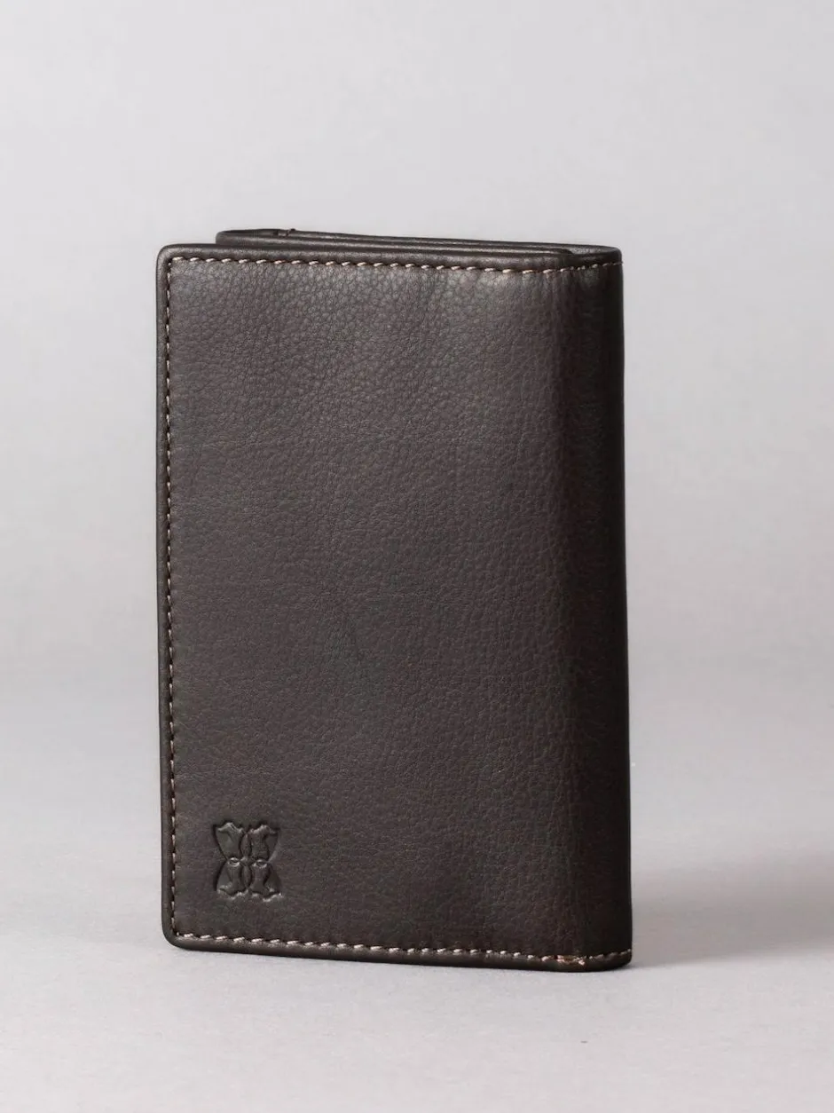 Lakeland Leather Bowston Tri-Fold Wallet Brown Online