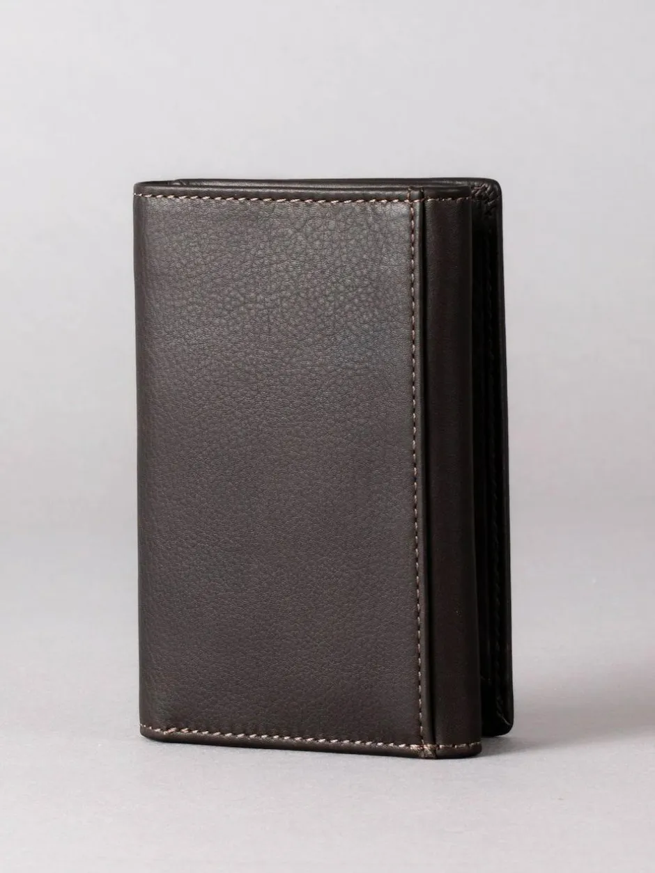 Lakeland Leather Bowston Tri-Fold Wallet Brown Online