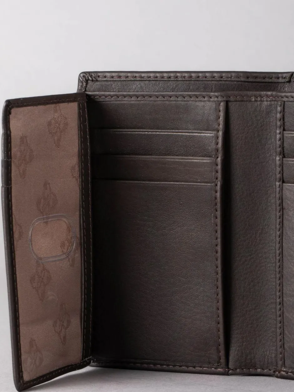 Lakeland Leather Bowston Tri-Fold Wallet Brown Online