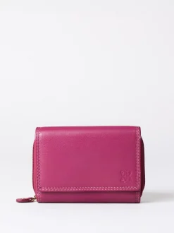 Lakeland Leather Cranberry Small Purse