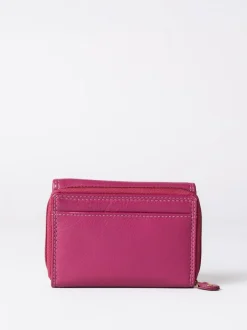 Lakeland Leather Cranberry Small Purse