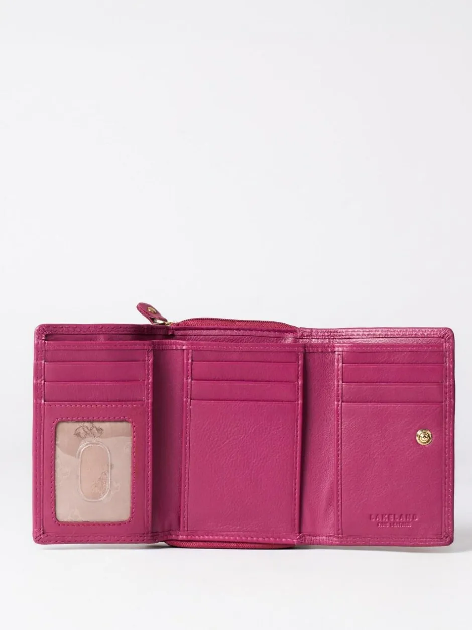 Lakeland Leather Cranberry Small Purse