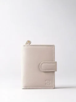 Lakeland Leather Grey Small Tab Purse Discount