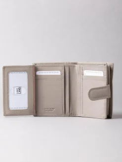 Lakeland Leather Grey Small Tab Purse Discount