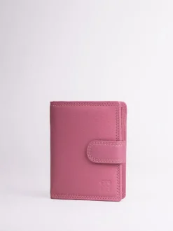 Lakeland Leather Mauve Pink Small Tab Purse Clearance