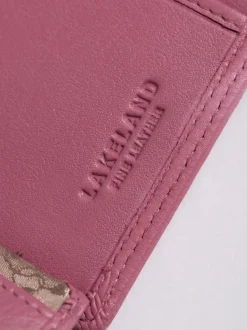 Lakeland Leather Mauve Pink Small Tab Purse Clearance
