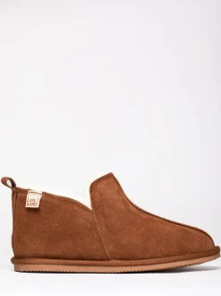 Lakeland Leather Mens Slipper Boots Tan Brown Clearance