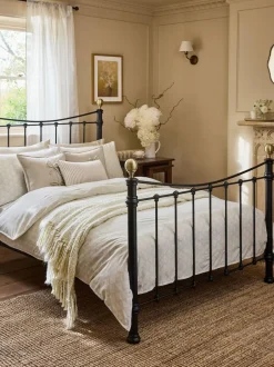 Laura Ashley Natural Ladyfern 100% Cotton Duvet Cover and Pillowcase Set Discount