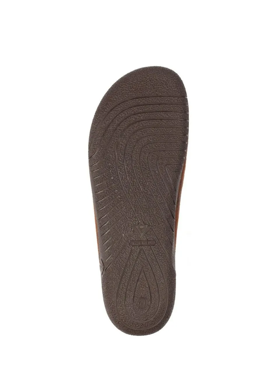 Lazy Dogz Blue Tees II Slip On Mule Slippers Brown Best