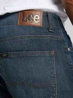 Lee Straight Fit Extreme Motion MVP Jeans Mid Blue Denim Discount