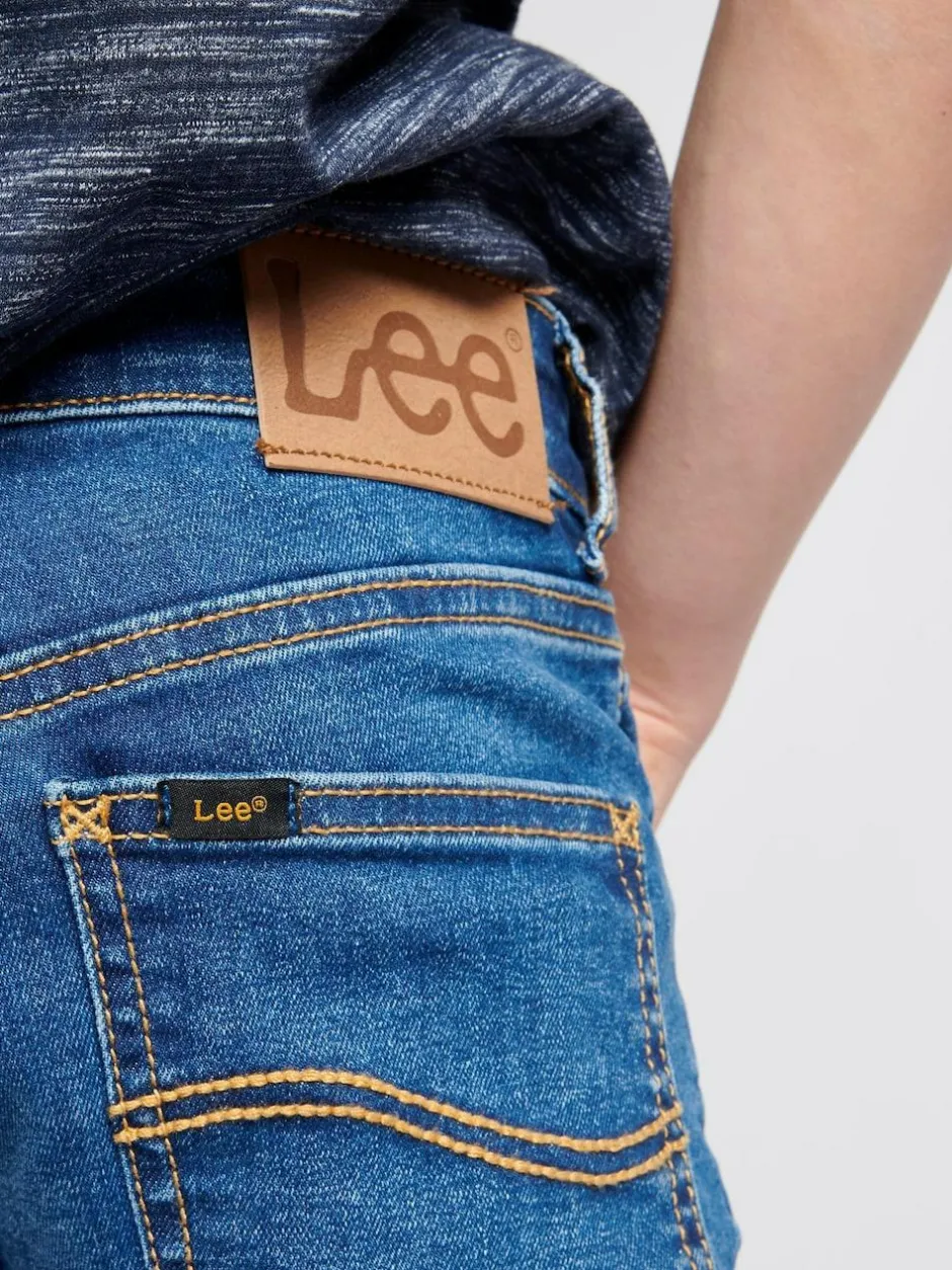 Lee Luke Slim Fit Jeans Mid Blue Discount
