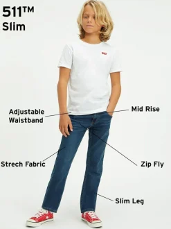 Levi's ® Kids 511™ Slim Fit Jeans Blue Hot