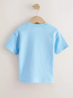 Next Light Blue Breakfast Trio Short Sleeve Appliqué T-Shirt (3mths-7yrs) Best