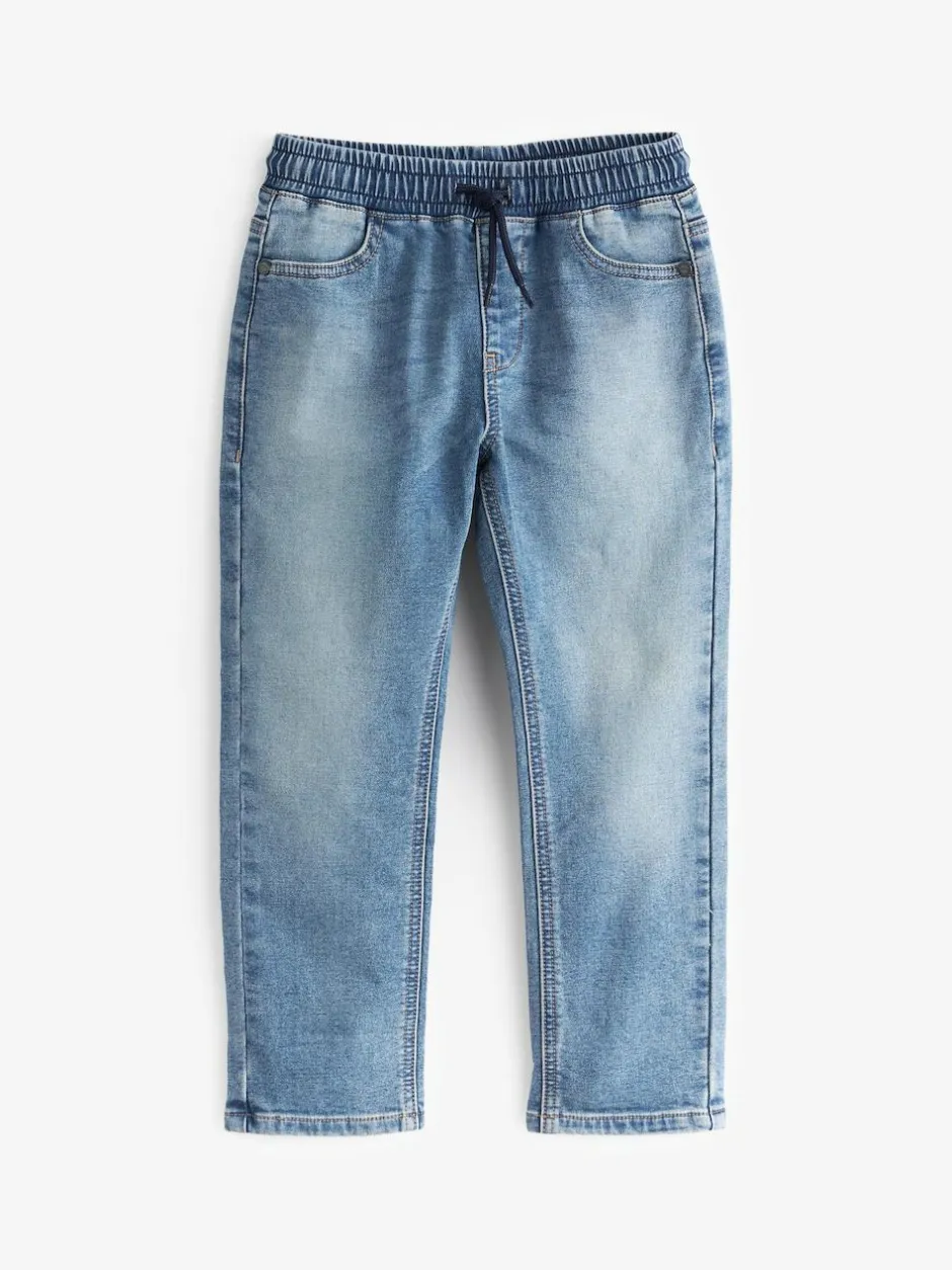 Next Regular Fit Stretch Elasticated Waist Jeans (3-16yrs) Light Blue Best