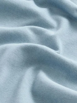 Next Light Blue Relaxed Fit Heavyweight T-Shirt Online