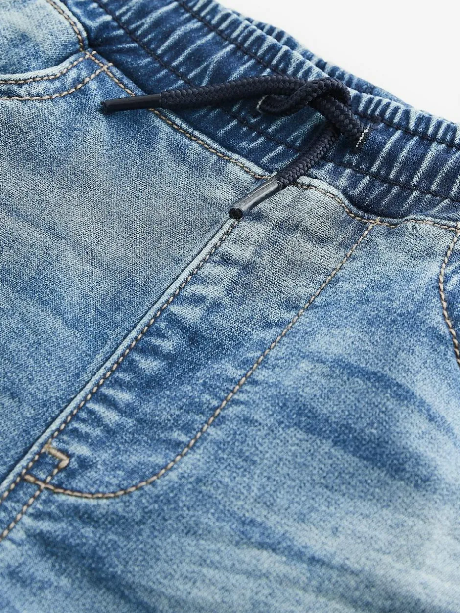 Next Skinny Fit Stretch Elasticated Waist Jeans (3-16yrs) Light Blue Outlet