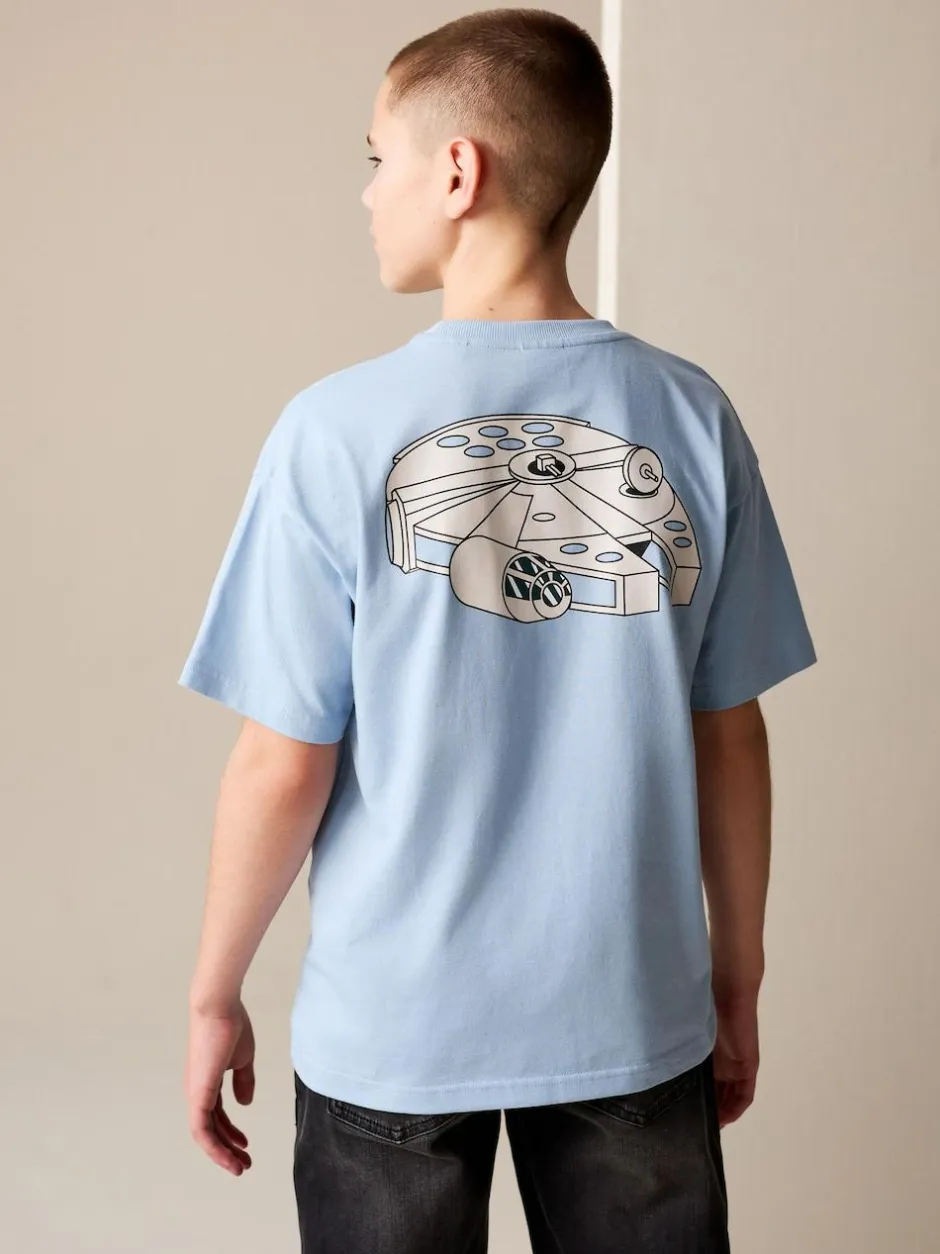 Next Star Wars T-Shirt (3-16yrs) Light Blue Online
