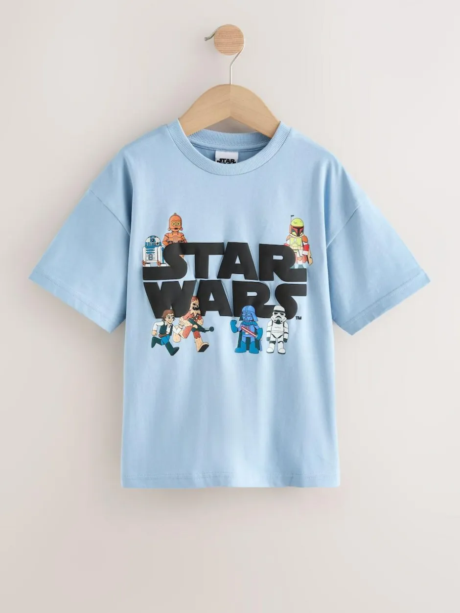 Next Star Wars T-Shirt (3-16yrs) Light Blue Online