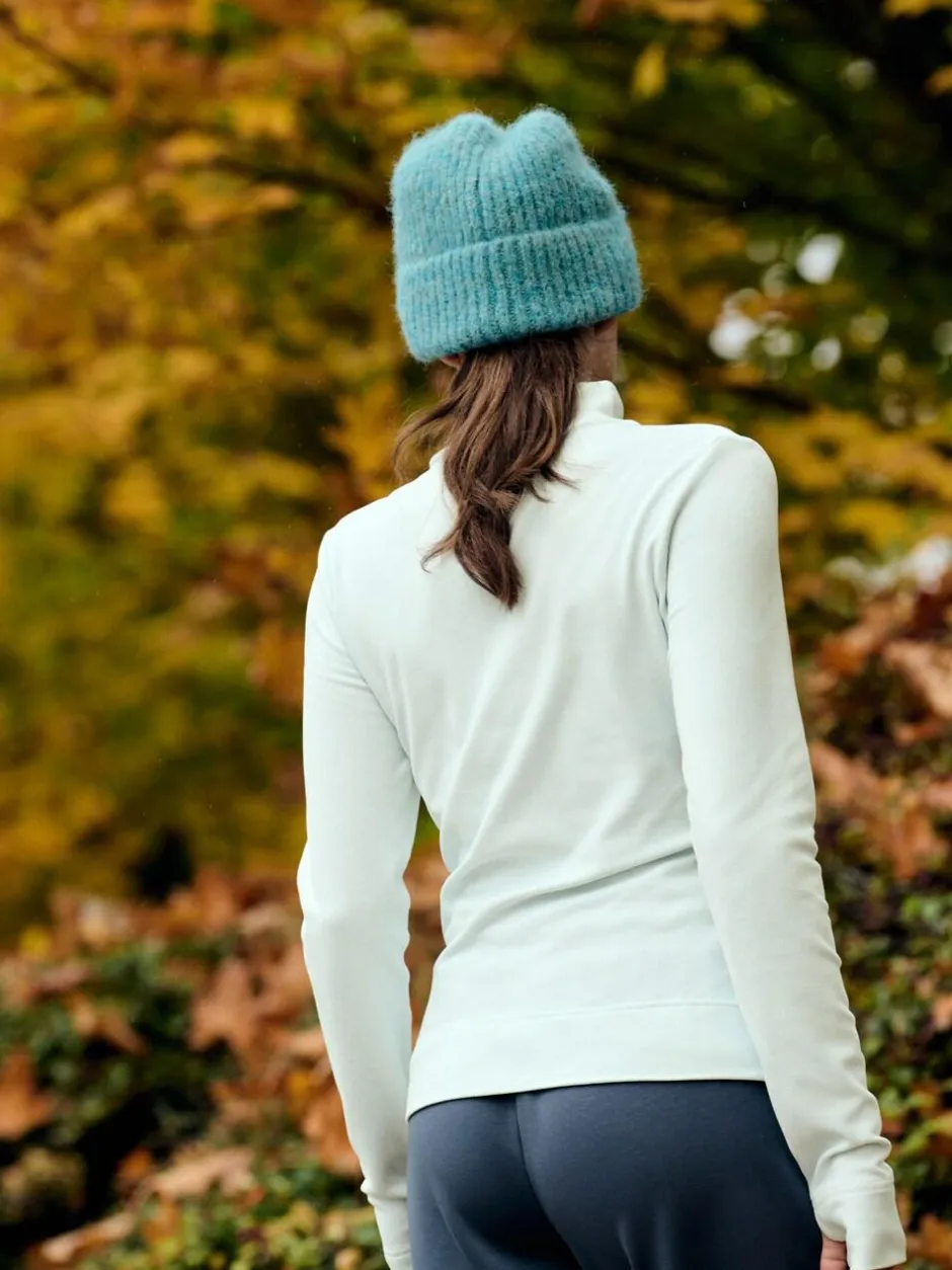 Next Thermal Soft Touch Long Sleeve High Neck Top Light Blue