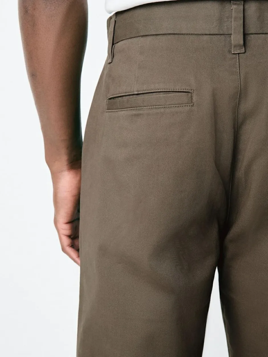 Next Light Brown Regular Tapered Fit Stretch Chinos Trousers Discount