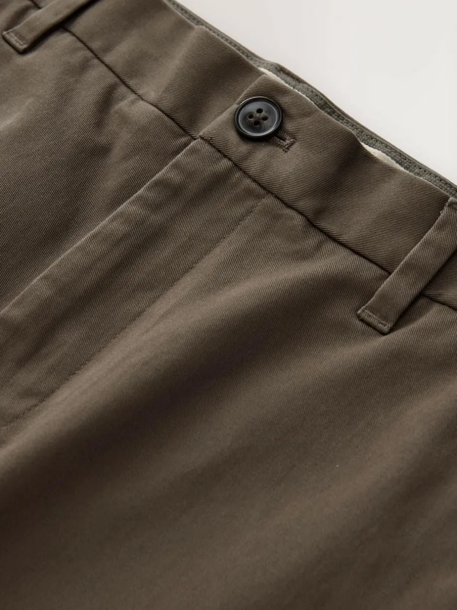 Next Light Brown Regular Tapered Fit Stretch Chinos Trousers Discount