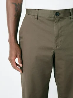 Next Light Brown Relaxed Fit Stretch Chinos Trousers Sale