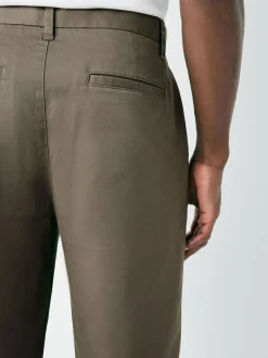 Next Light Brown Relaxed Fit Stretch Chinos Trousers Sale