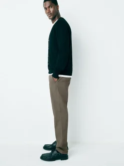 Next Light Brown Slim Fit Stretch Chinos Trousers Best