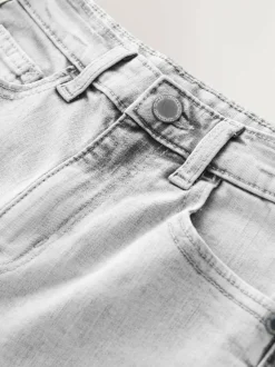 Next Light Grey Regular Fit Stretch Jeans (3-17yrs) Outlet