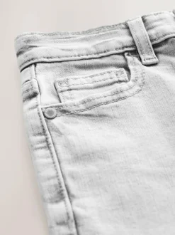 Next Light Grey Regular Fit Stretch Jeans (3-17yrs) Outlet
