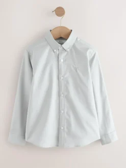 Next Light Grey Single Oxford Shirt (3-16yrs)