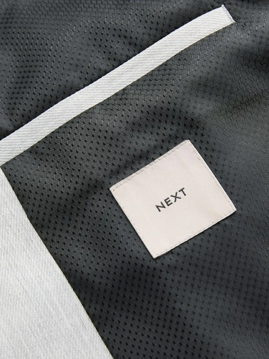 Next Light Grey Smart Bomber Jacket New